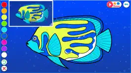 Game screenshot Dancing fishes. 3D Coloring App apk
