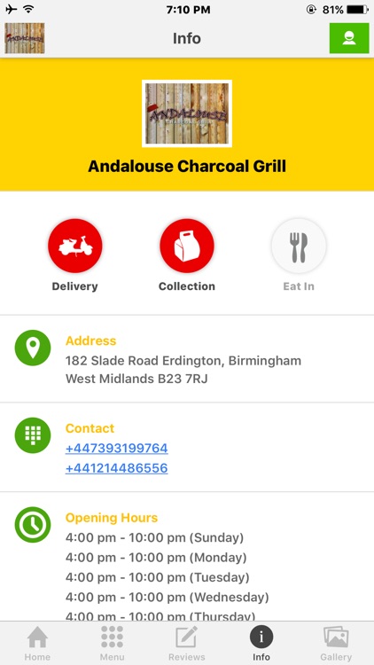Andalouse Charcoal Grill - Birmingham