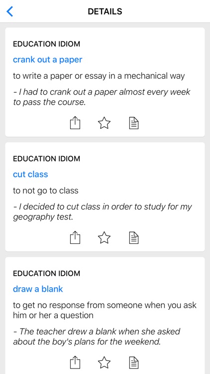 Education & Color idioms