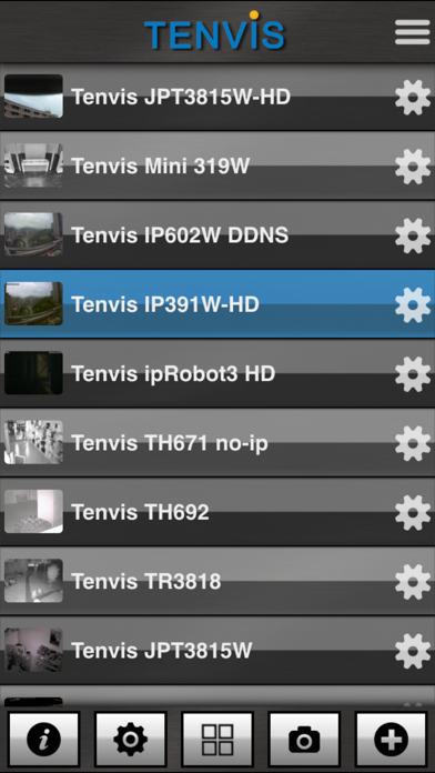Tenvis FC - mobile ip camera surveillance studio Screenshot 3