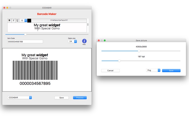 barcode maker iphone screenshot 2