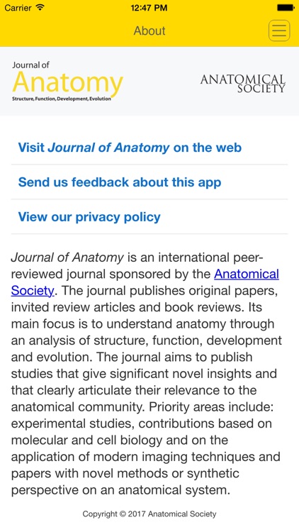 Journal of Anatomy