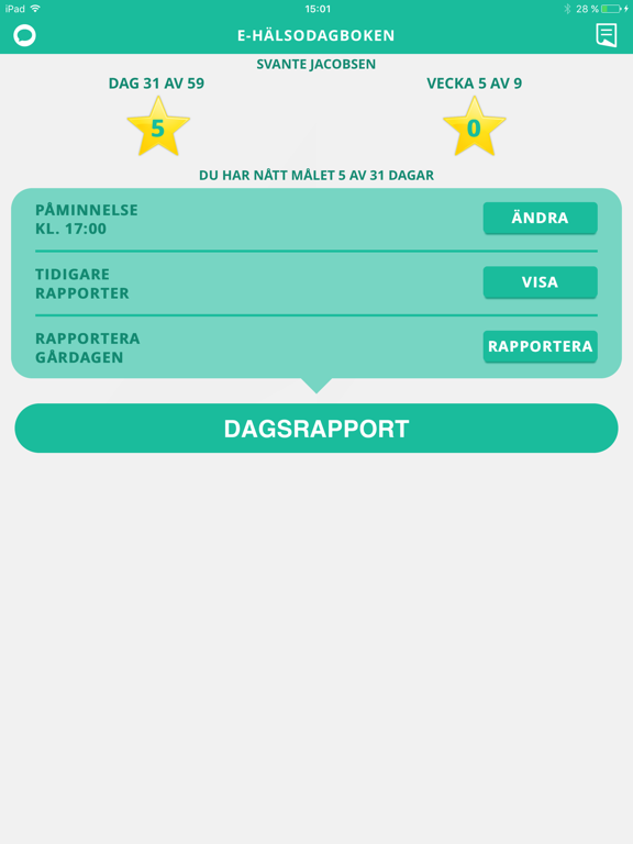 Screenshot #5 pour E-hälsodagboken
