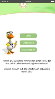 lebenserwartung lite - der alterstest iphone bildschirmfoto 1