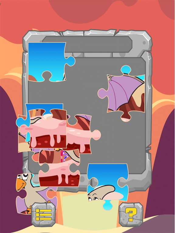 Screenshot #4 pour Facile jeux de dinosaures jigsaw puzzles gratuit