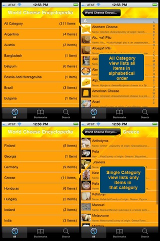 World Cheese Encyclopedia screenshot 2