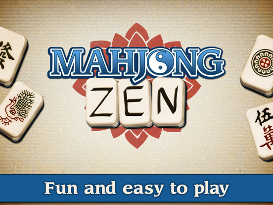 Mahjong Zen: Classic Chinese Board Game iPad app afbeelding 1