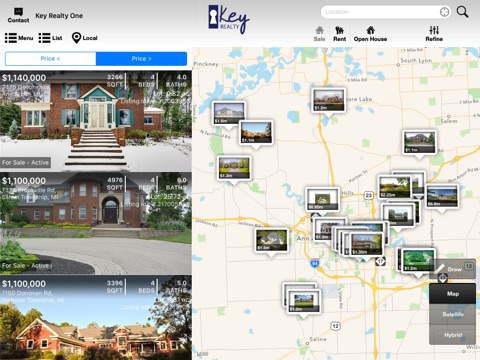 Key Realty Michigan for iPad screenshot 2