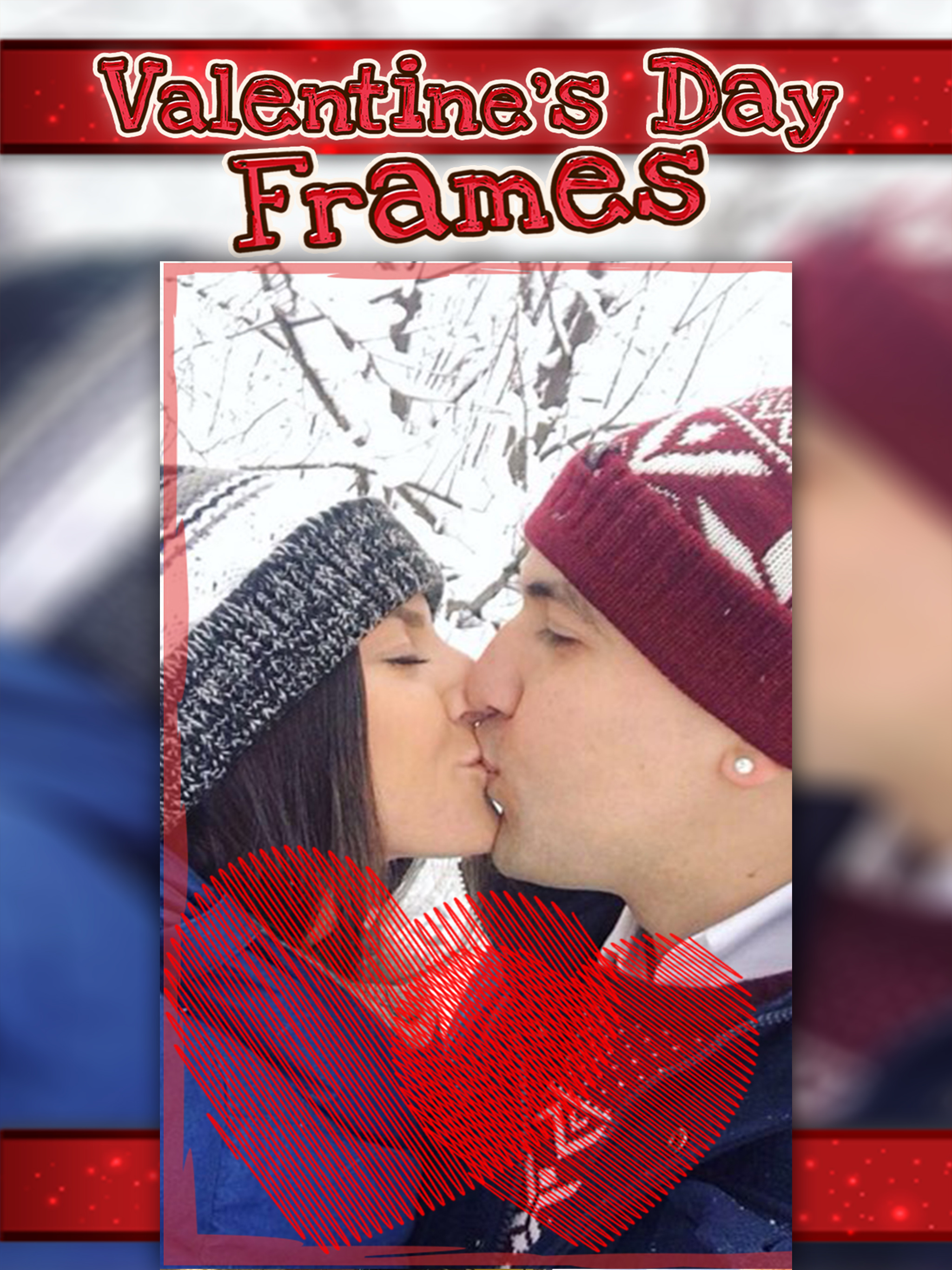 Valentine's Day Photo Frames – Free Sticker Camera