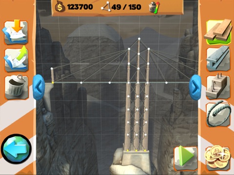 Скриншот из Bridge Constructor Playground!