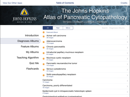 Screenshot #4 pour Johns Hopkins Atlas of Pancreatic Cytopathology