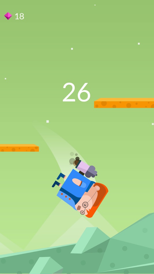 #4. JetFly - Space Quick Jump Hero (iOS) 由: The Mascoteers