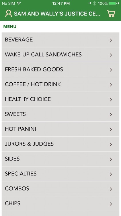 Sam and Wallys Justice Center Cafe screenshot-3