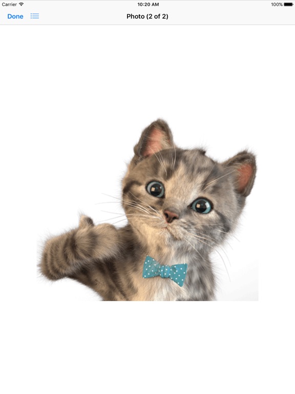 Screenshot #6 pour Little Kitten Stickers