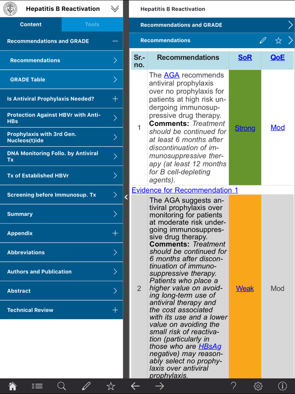 Screenshot #6 pour AGA Clinical Guidelines