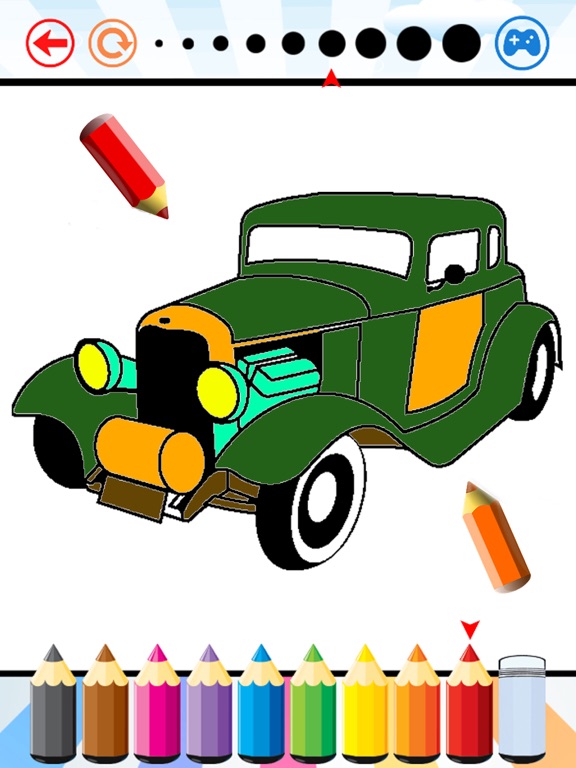 Screenshot #4 pour Voiture Coloring Book Véhicule dessin pour Enfants