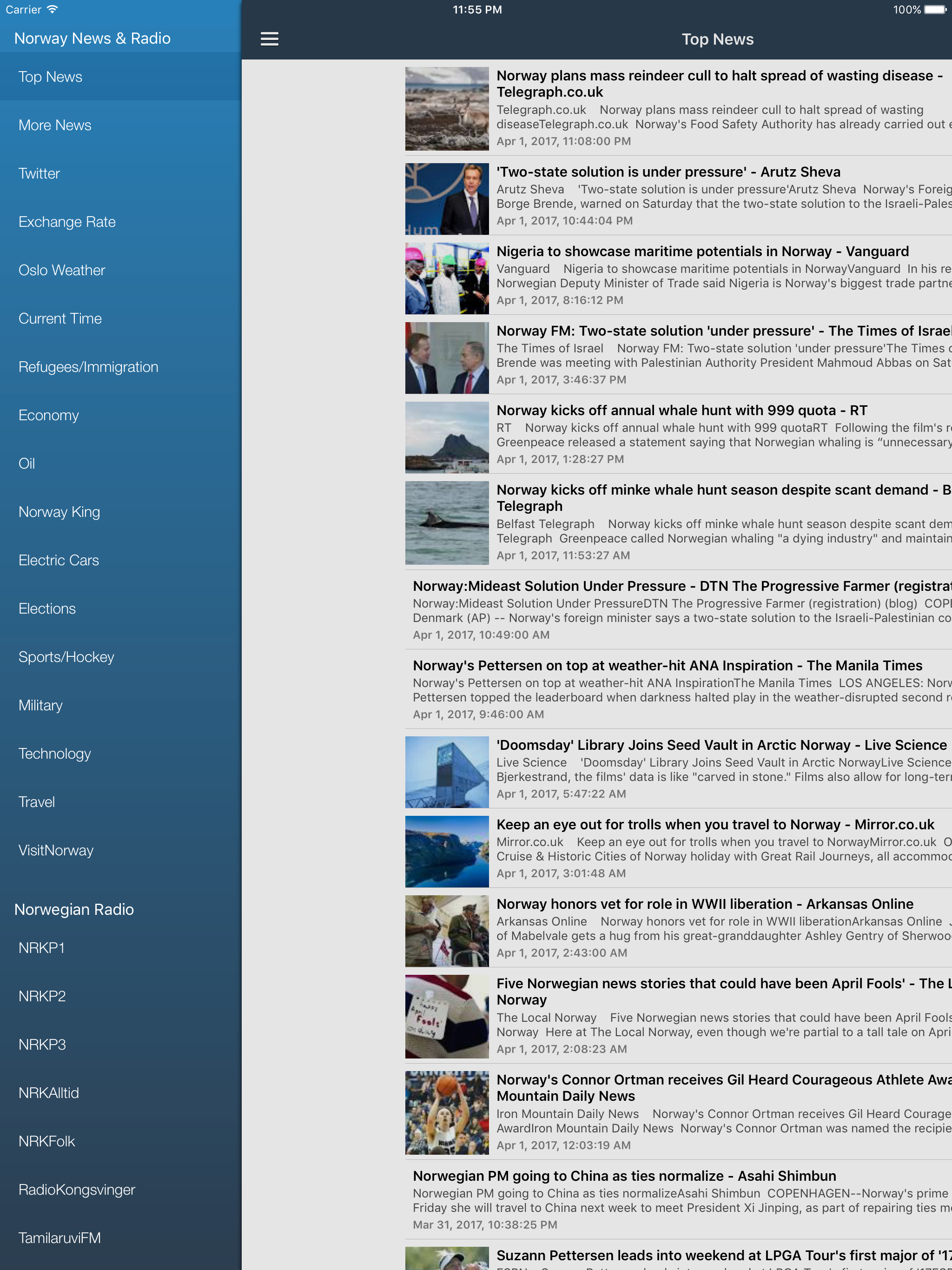 Norway News in English Today & Norwegian Radio