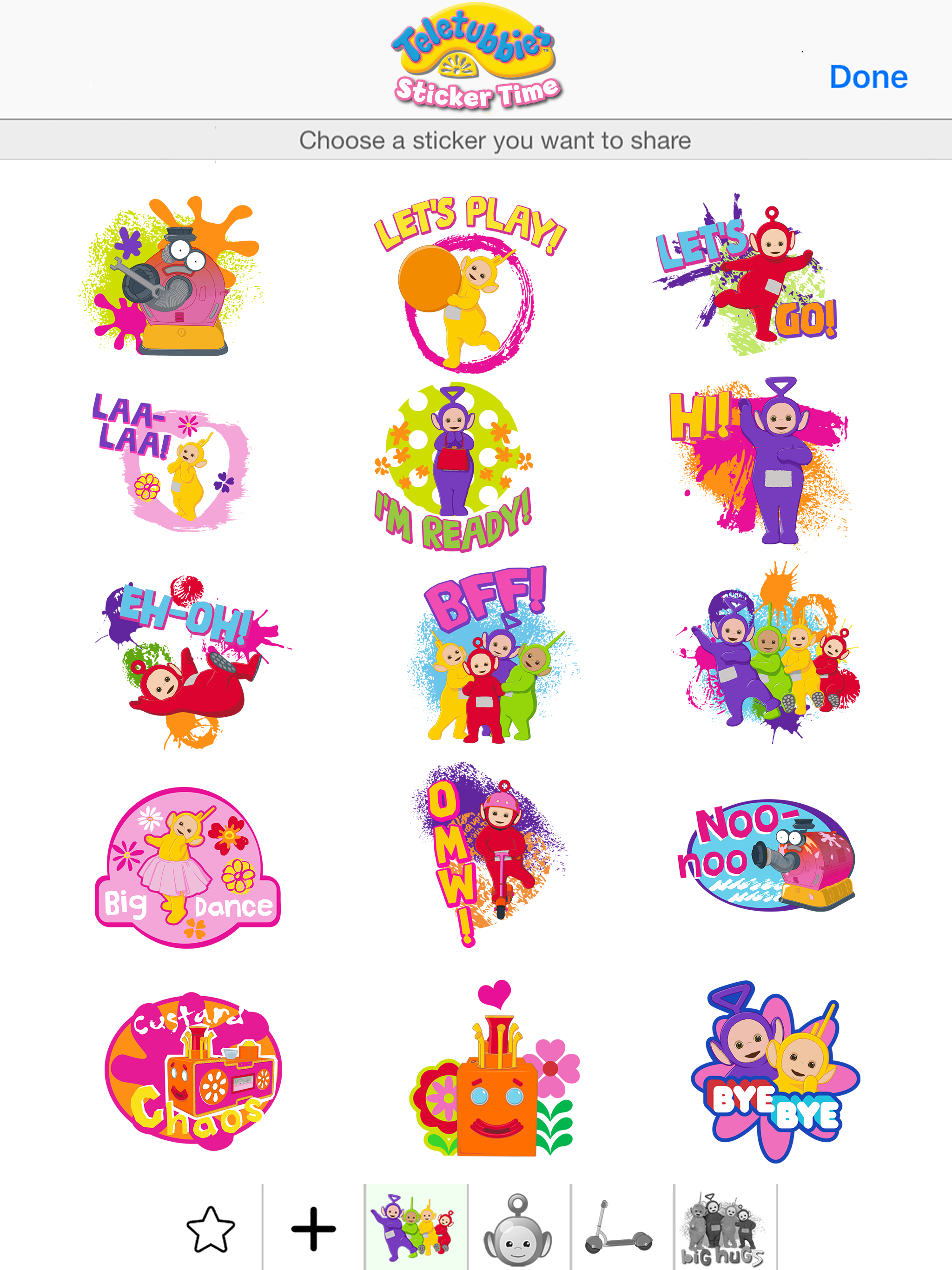 Teletubbies Sticker Time