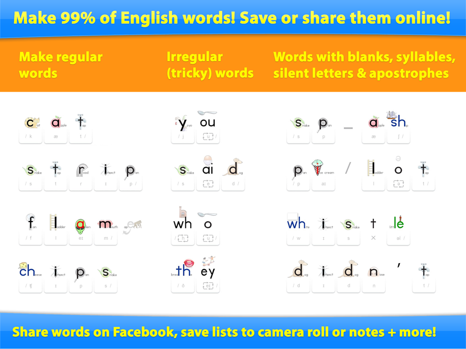 #5. Word Builder - The Phonics Teaching Tool (iOS) 作者: Reading Doctor Pty Ltd