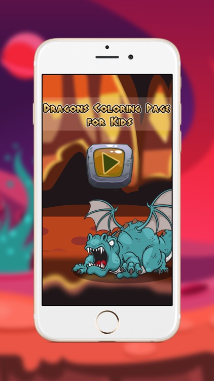 Dragons Coloring Page for Kids