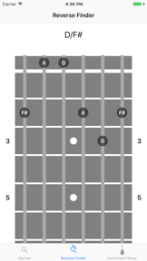 Fretter - Chordfinder Lite screenshot