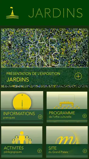 Capture d'écran de Jardins, L'Application Officielle De L'exposition sur iPhone 3