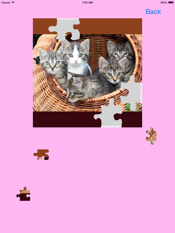 Screenshot #4 pour Kitten Jigsaw Puzzles