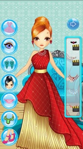 Princess Girls Dress up and Make up Makeover Game screenshot #4 for iPhone