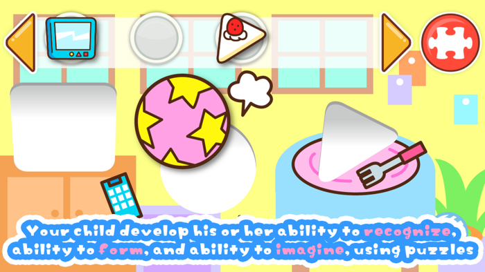 Kids PuzzleSort The Shapes 2