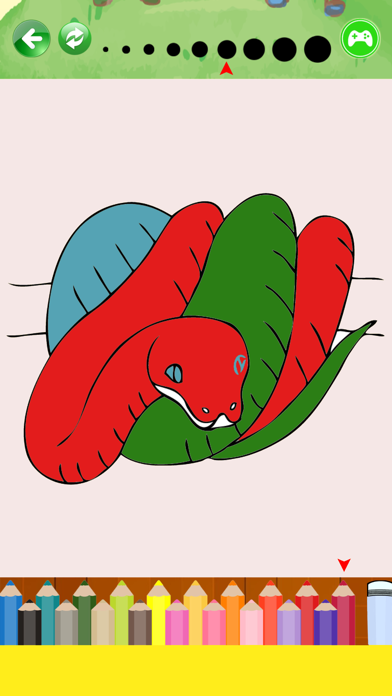 Screenshot #2 pour dessins de serpent livre à colorier pour les enfan
