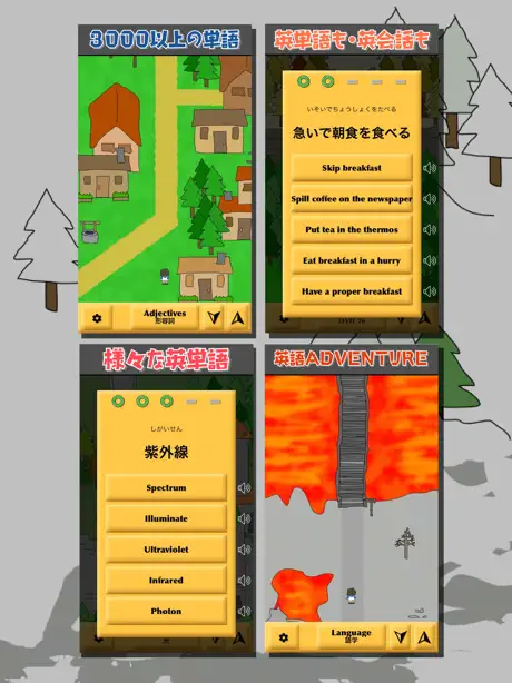 英語勉強ゲーム - 英語Journey!