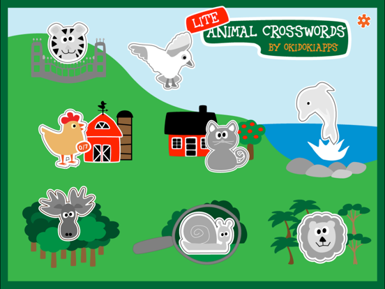 Screenshot #4 pour Animal Crosswords Lite - Crossword for kids