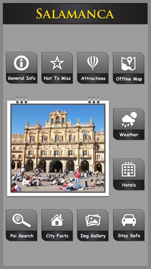 Salamanca Offline Map City Guide