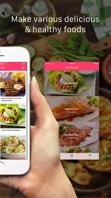 Screenshot #2 pour Fish Recipes: Healthy recipes & cooking videos