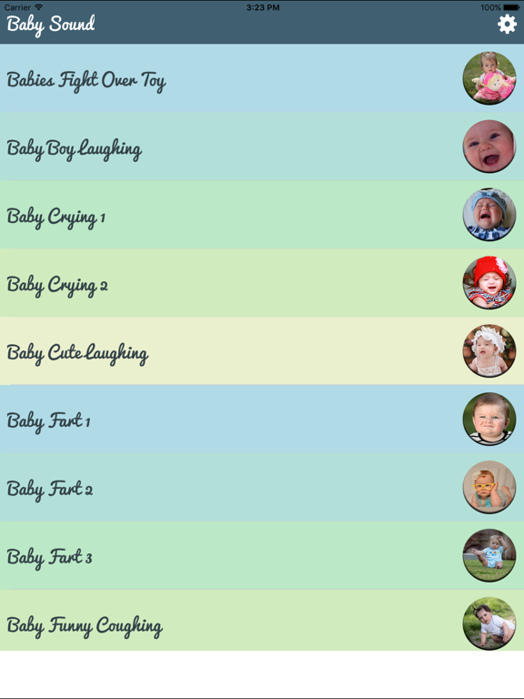 Screenshot #5 pour Baby Sound - Baby Cry, Baby Laugh , Kids Sounds