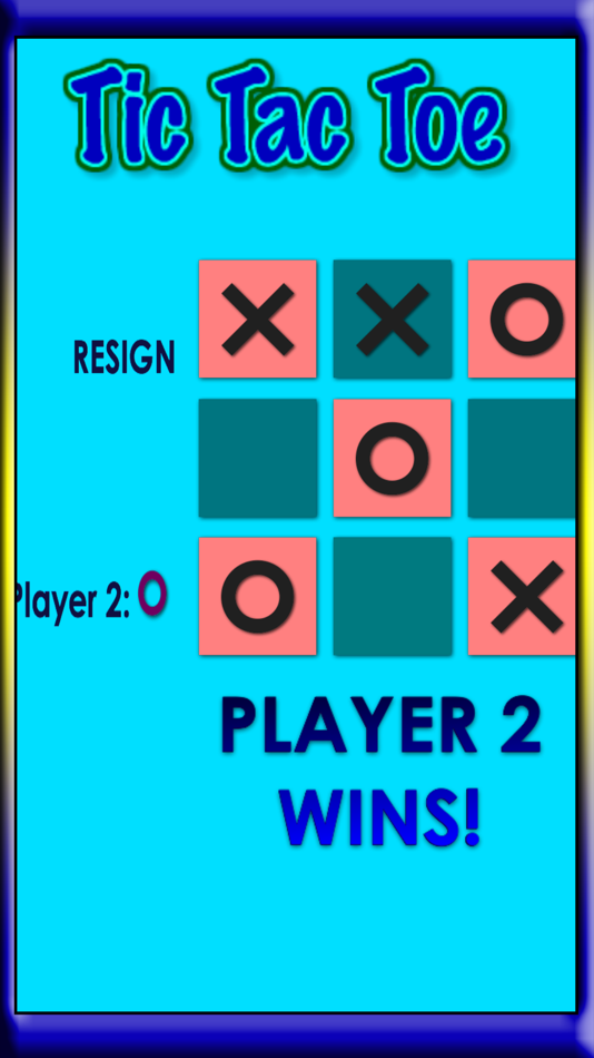 #2. Tic Tac Toe Brain game - 3 in a row 2017 (iOS) Podle: Ayesha Yasser