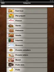 calculateur de calories iPad Captures Décran 2