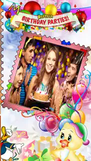 happy birthday photo frame & greeting card.s maker iphone screenshot 3