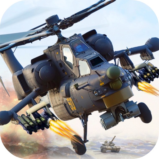 Helicopter Gun Shoot 3D Icon