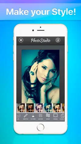 Game screenshot Photo Studio HD - Image editing effects collage apk