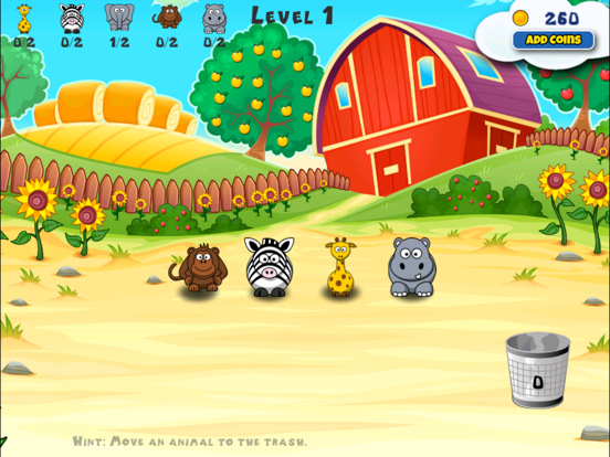 Tiny Matching Zoo iPad screenshot