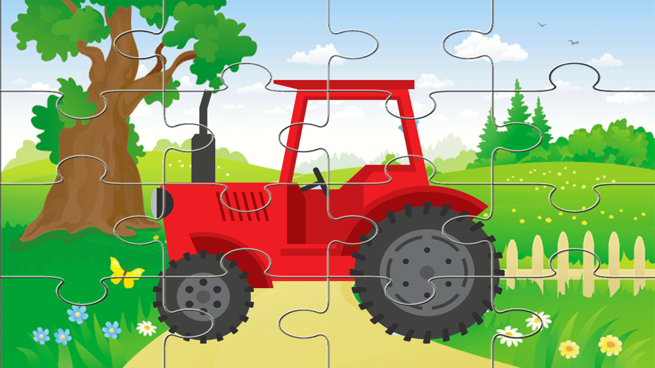 Truck & Train Vehicle Puzzle For Kids and Toddler - 1.0 - (iOS)