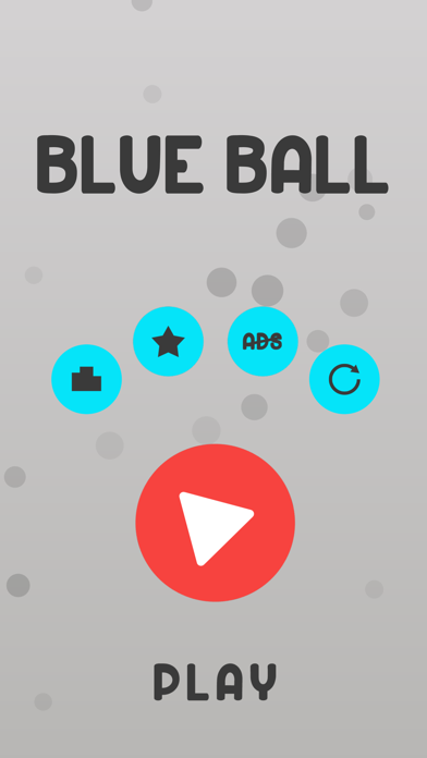 Screenshot #1 pour Blue Dancing Ball Sky - Fast Rolling Edge Line