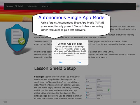 Lesson Shield screenshot 3