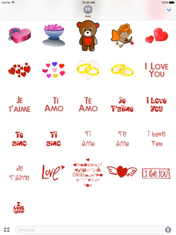 Valentine Sticker Love screenshot 2