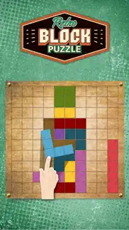 retro block puzzle game iphone screenshot 1
