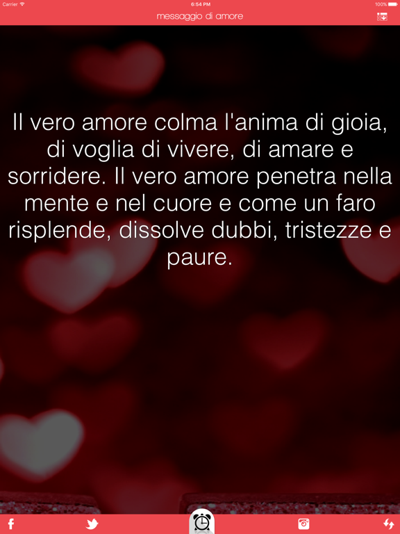 Screenshot #4 pour messaggio di amore