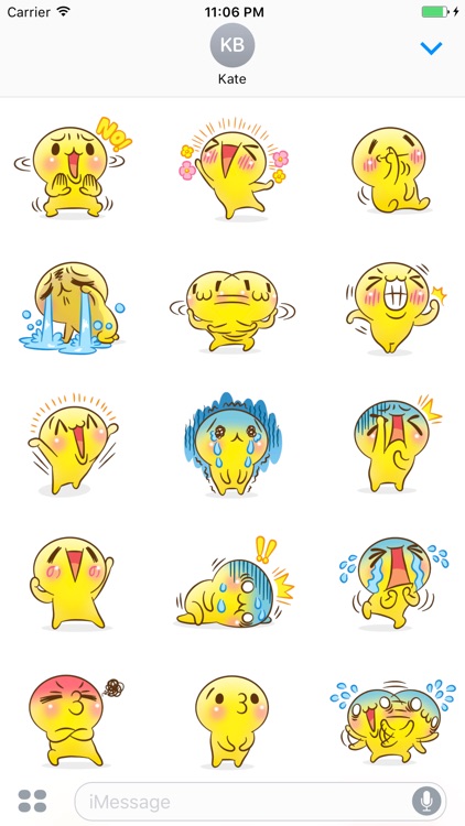 Mr.Powwaw Emoticon Stickers 3