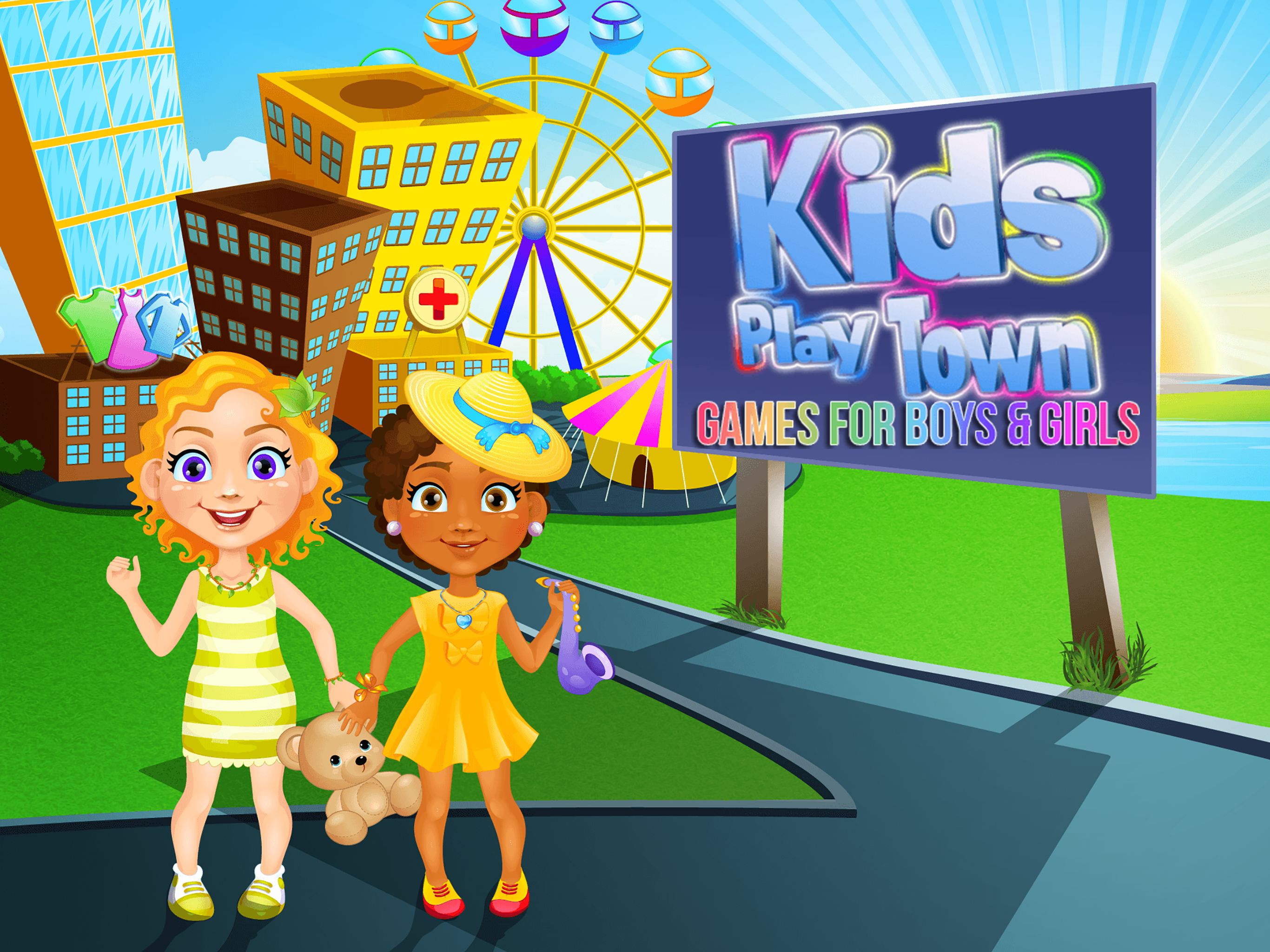 Kids Play Town - Games for Boys & Girls screenshot 6