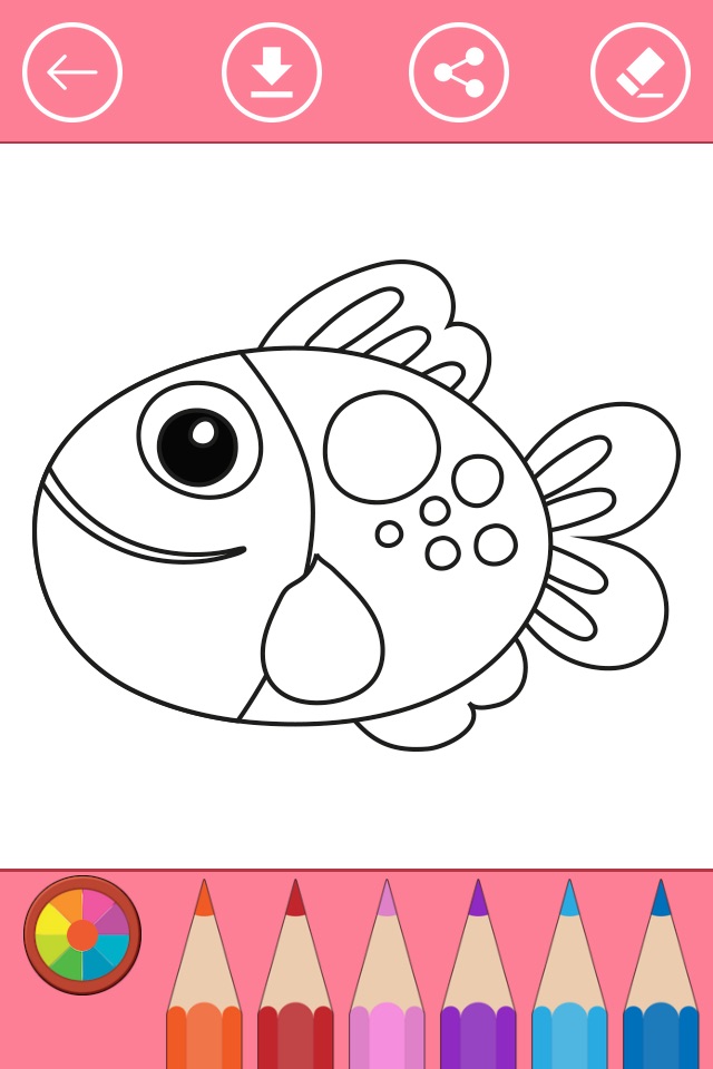 Fish Coloring Book: Color & Draw Sea Animals screenshot 2